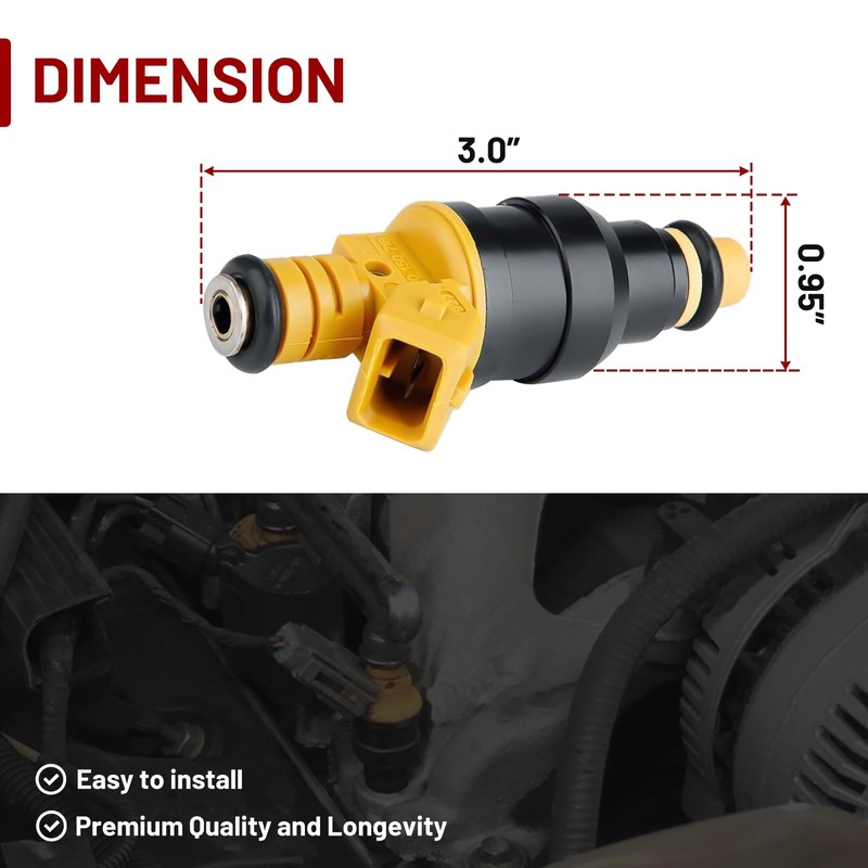 0280150718 Inyectores de combustible compatibles con Ford F150 F250 F350