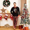 IFFEI Christmas Pajamas for Family Matching PJ's Sets with Letter