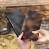 Polare Full Grain Leather Passport Holder Cover Case for Men