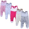 MEA BABY Unisex Printed Cotton Romper 5 Pack Baby Romper