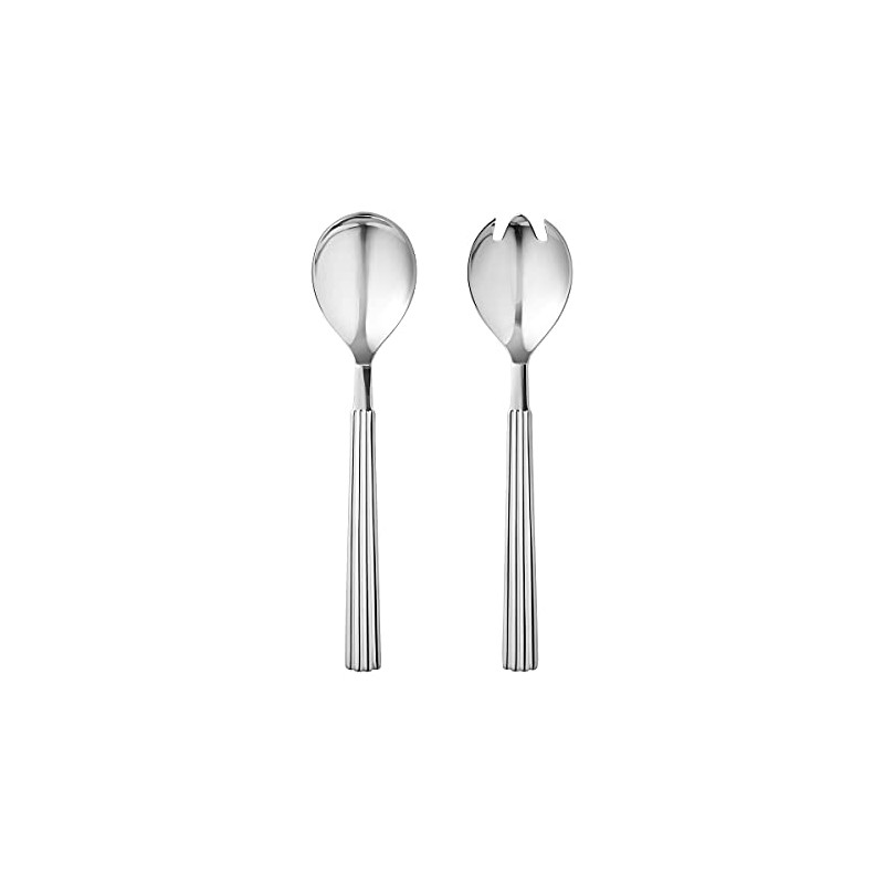 Georg Jensen Bernadotte Salad Set, Stainless Steel