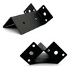 4 PCS Adjustable Base Bracket for 4x4,6x6,8x8 Post，Heavy Duty Wood
