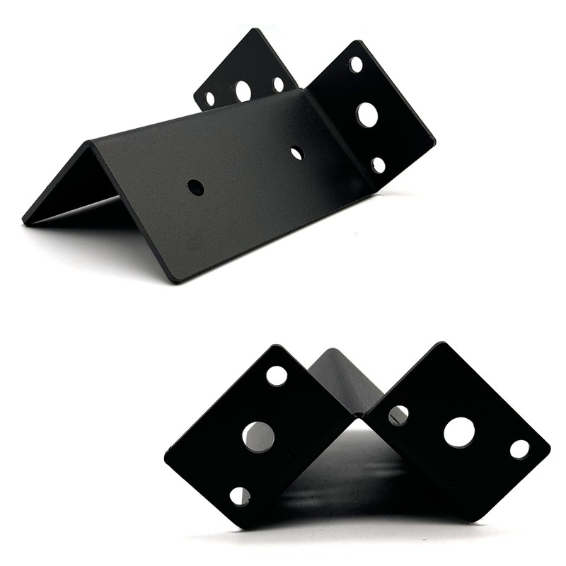 4 PCS Adjustable Base Bracket for 4x4,6x6,8x8 Post，Heavy Duty Wood