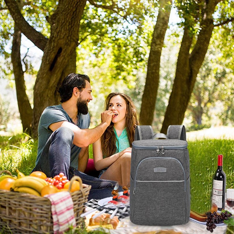 Outdoor Cooler Backpack Leakproof Waterproof Insulation Soft Portable Lunch Bag