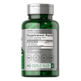 Horbaach Mejillon Labios Verdes Para Articulaciones 120 Cap