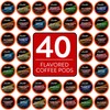 Brooklyn Beans Flavored Coffee Pods Assorted Gourmet Variety Pack, Compatible