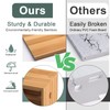 AmazerBath Toilet Paper Storage Cabinet Bamboo, Toilet Paper Holder with