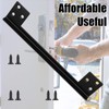 Door Latch Guard Plate, Outswing Door Security Heavy Duty Outswing
