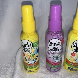 stinky bowl 4 Stinky  Bowl Spray Citrus & Lavender Vanilla 4- 1.85 Oz Toilet Deodorizer NEW