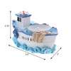 Sailboat Tea Light Holder Home Décor - Light Blue