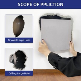 Drywall Repair Kit,Drywall Repair Panel 20” x20“,Drywall Patch Kit for Large Hole,Sheetrock Repair Kit,Wall Surface Large Hole Fill Quick and Easy Solution