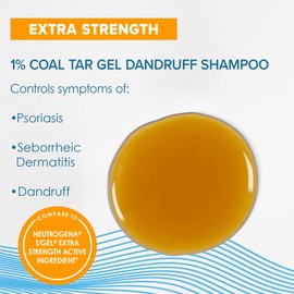True+Real True+Real Coal Tar Therapeutic Tar Gel Anti-Dandruff Shampoo 1% Coal Tar, 6 Ounce