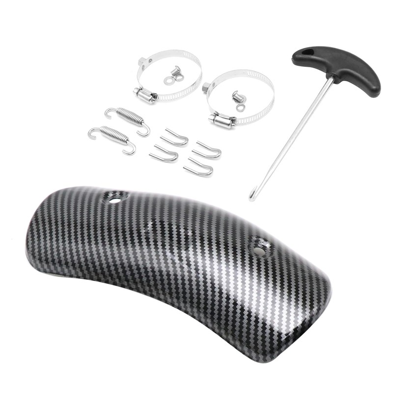 Exhaust Heat Shield Muffler Pipe Heat Cover Protector Guard Imitation
