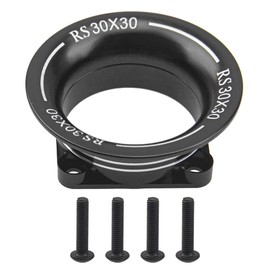 Vgoohobby Metal Motor ESC Cooling Fan Cover Air Inlet Channel 3010 for 30mm×30mm 540 550 Motor Fan Compatible with 1/8 1/10 1/12 RC Car Truck (Black)