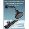 Cobbe Shower Head Extension Arm - 3-Inch Extender, Stainless Steel