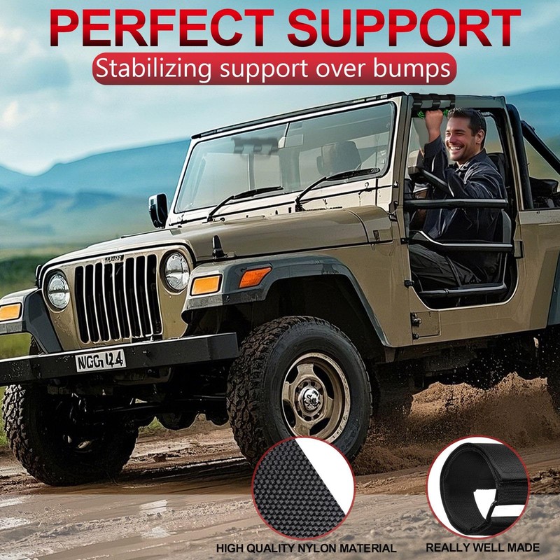 moveland Upgrade Handles Grab Roll Bar Grab Handles - Paracord