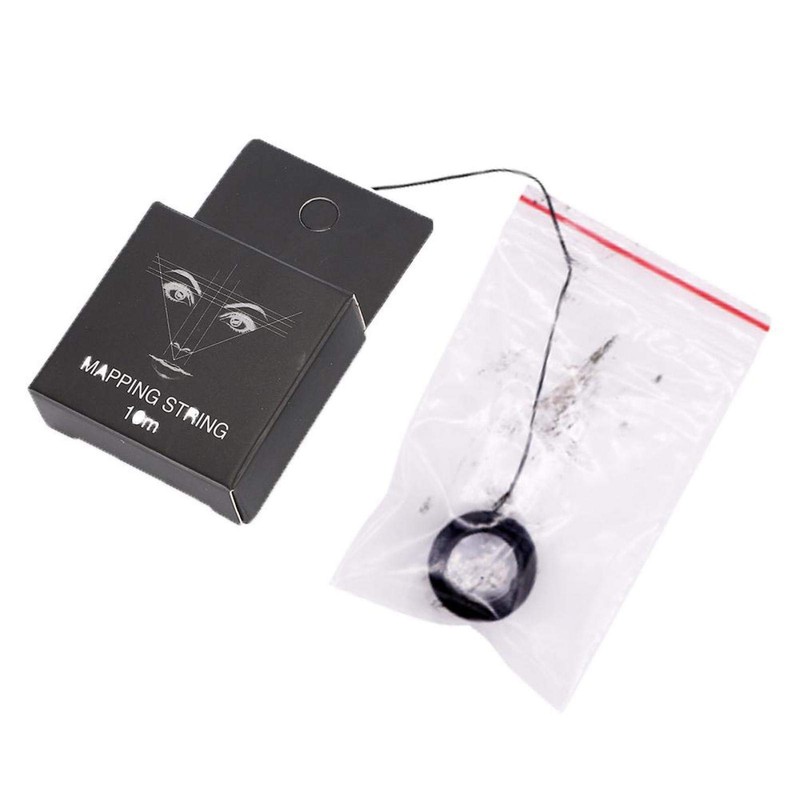 Pre-Inked Eyebrow Mapping String Effective Ink Eyebrow Thread Brow Marker