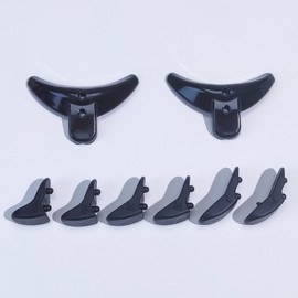 PERMANIA Lash Revise Pad, 3 Sizes Removable Eyelash Fix Shields Reusable Lash Separator Palette Plate Lash Lift Tool (Black)