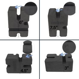 Hikeen Bench Blocks Bench Press Training Blocks 2-5 Boards Anti-Slip Strength Training Exercise Gym Training EVA