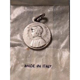 Vintage Elizabeth Ann Seton Touched Relic Catholic Saint Relic Medal ITALY