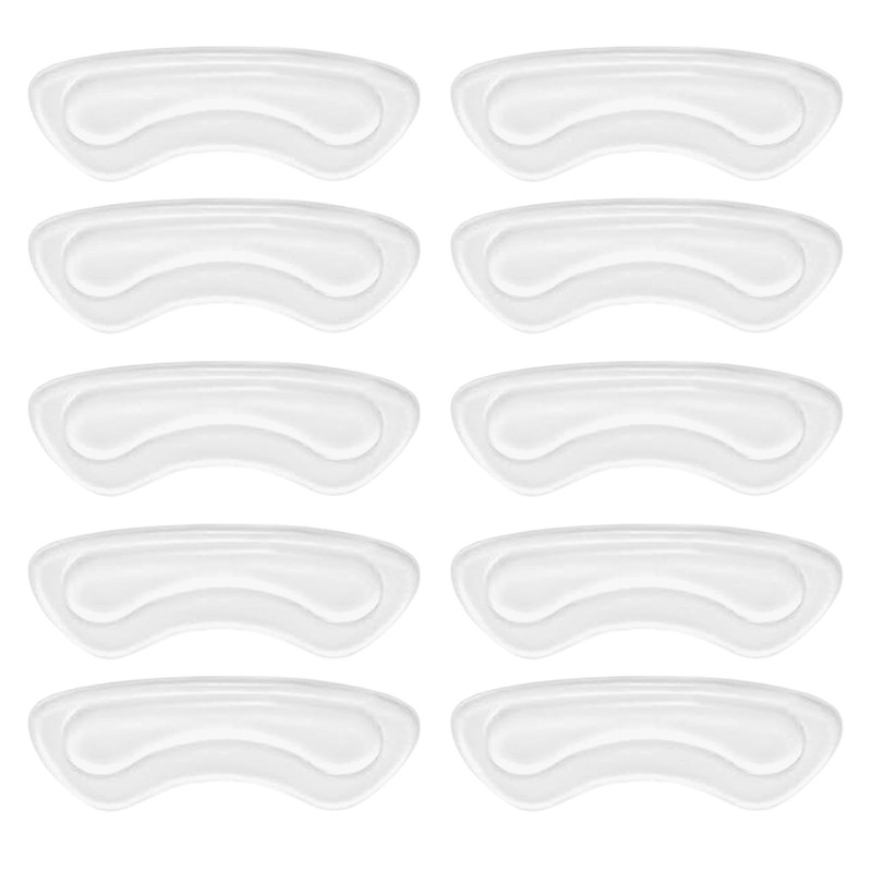 EACOZY Heel Grips, Clear Shoe Heel Inserts, Heel Cushion Pads