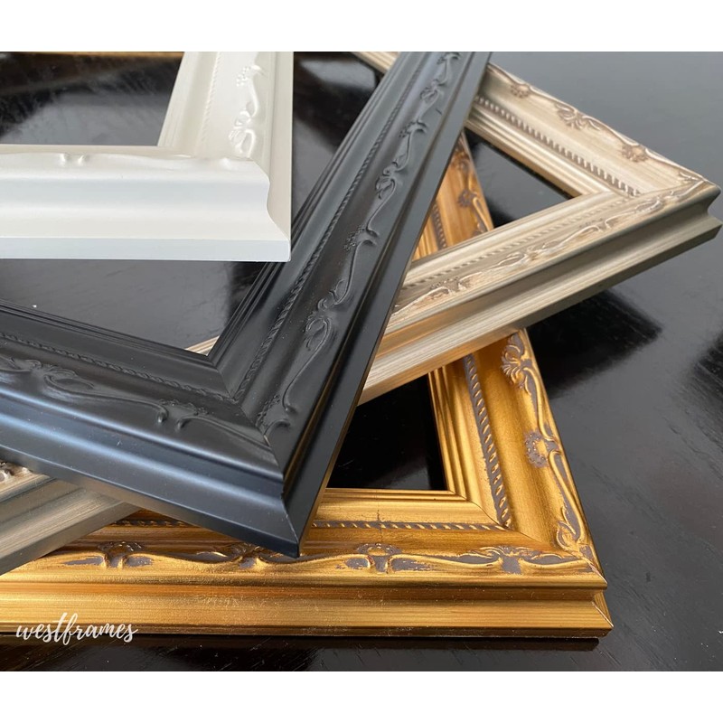 West Frames Camilla French Ornate Vintage Farmhouse Wood Wall Picture