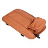 Waterproof Storage Bag Artificial Leather Brown Zipper Organizer for Vespa