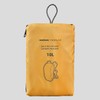 Forclaz Mochila plegable compacta de 10 litros (amarillo), Amarillo, Compacto
