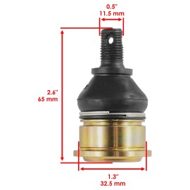 Yamaha 2 Lower Ball Joints for Yamaha Grizzly 700 YFM700 Power Steering 2008