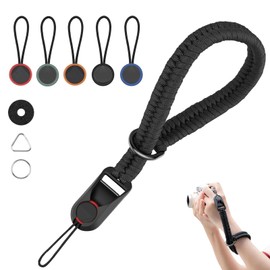 sinzau Camera Hand Strap, Set of 6 Camera Hand Strap, Hand Strap with Camera Strap and Quick Release, 1 Camera Hand Strap with 5 Quick Releases, Adjustable Camera Strap