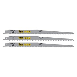 3 x SabreCut SCRS1617K_3 300mm 3 TPI S1617K Very Fast Wood Cutting Reciprocating Sabre Saw Blades