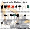 36 Piece Replacement Ignition Key, Construction Machinery Key Set, Universal