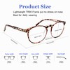FEIYOLD Blue Light Blocking Glasses Women/Men,Retro Round Anti Eyestrain Computer