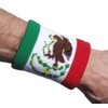 Unique Sports Flag Wristbands, Mexico Flag sweatbands