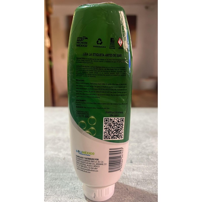 DIAMOND SHINE CREMA PULIDORA PROFESIONAL QUITA SARRO 250 GRAMOS