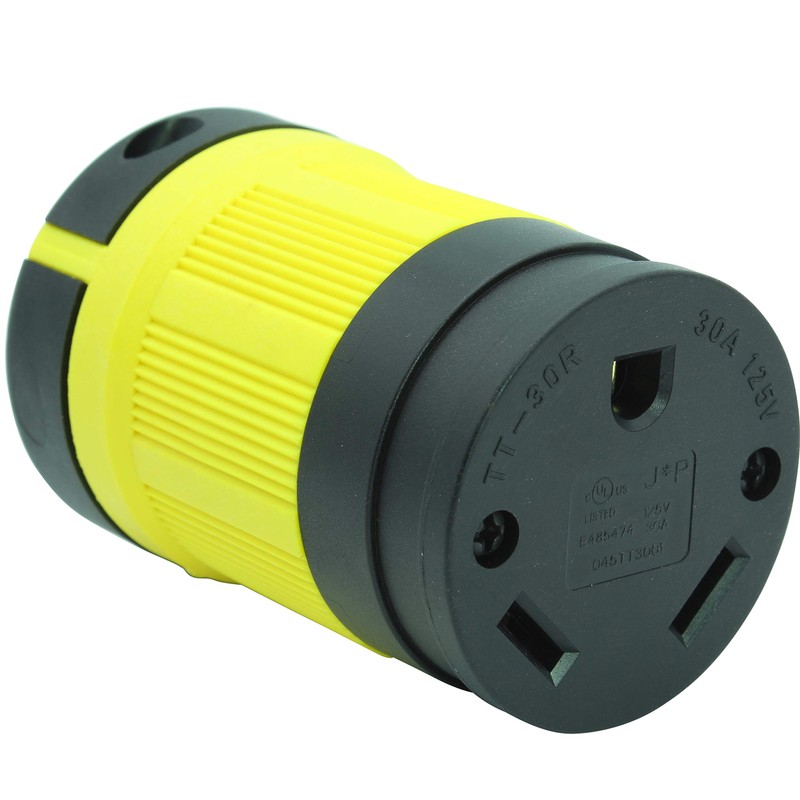 Journeyman-Pro NEMA TT-30R, 30 Amp, 125 Volt, Straight Blade Female