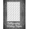 Calligraphy Writing Paper: Blank Lined Handwriting Calligraphy Sheets for Adults