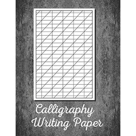 Calligraphy Writing Paper: Blank Lined Handwriting Calligraphy Sheets for Adults & Kids