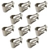10x Zafina-UP Upgraded Windshield Wiper Arm Link Stainless Steel Clips
