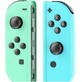 Upgraded Switch Controllers, Replacement L/R joycons Wireless Switch Controllers Compatible with Switch/Lite/OLED, Support Motion Control/Wake-up/Dual Vibration