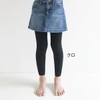 Solid Ribbed Tights for Babies and Children, Full Length, Black,