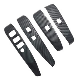 Kolya Interior Door Window Switch Panel Cover Window Control Button Trim for Toyota Camry 8th 9th Gen Accessories 2018 2019 2020 2021 2022 2023 2024 2025 (for Left Hand Drive)