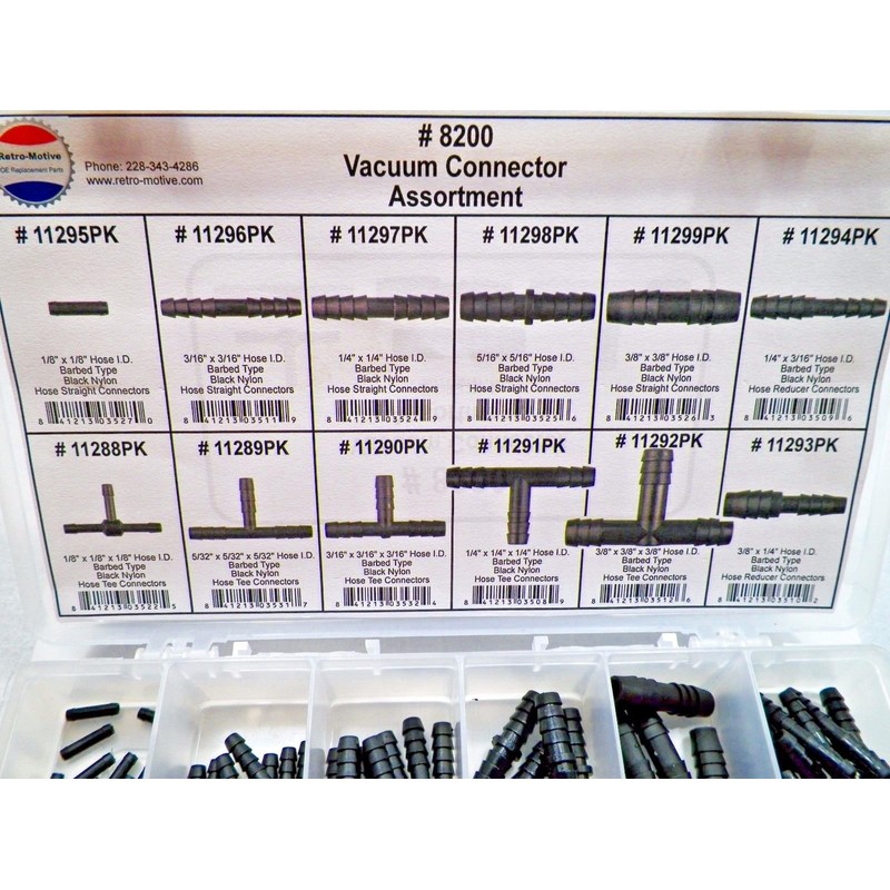 Disco Automotive 8200 Vacuum Connector Assortment