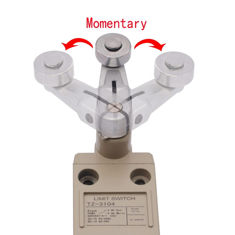 TWTADE TZ-3104 Limit Switch Momentary Roller Lever Plunger NC-NO IP67