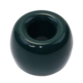 ONLYKXY 1pcs Mini Electric Toothbrush Base Holder Stand Ceramic Ring Single Pen Holder for Bathroom Vanity Countertops Desk Organizer Tooth Brush Holder (Dark Green)