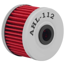 AHL 112 Motorcycle Oil Filter for Kawasaki KLX125 125/KLX125 D-TRACKER 125 2010-2011/Z125 PRO 125 2017 / XR650R 650 2000-2007