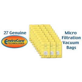 EnviroCare Replacement Micro Filtration Vacuum Cleaner Dust Bags Designed to Fit Kenmore Canister Type C or Q 50555, 50558, 50557 and Panasonic Type C-5 27 Pack