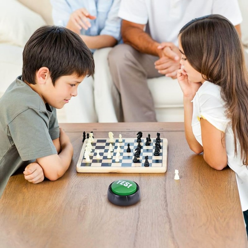 Living Today Yes Sound Button, Talking Yes Buzzer Buttons, Answer