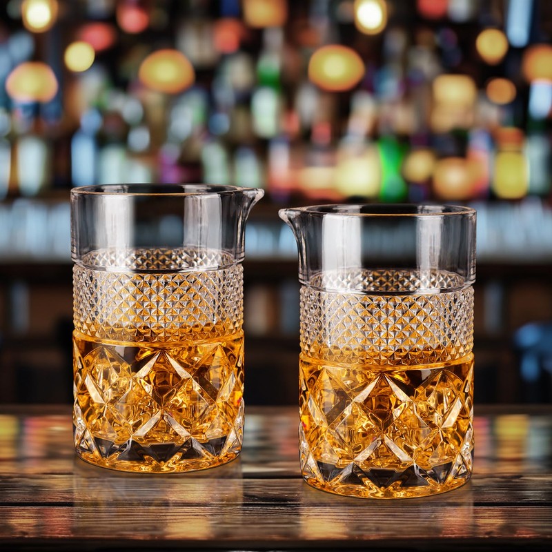 Cocktail Mixing Glass - Premium 22oz - Solid, Stable, Sturdy