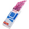 edding 2185 gel roller - pink metallic - box of